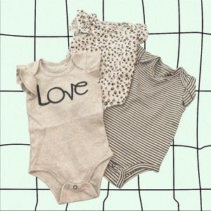 Jessica Simpson 0-3 month Onesies